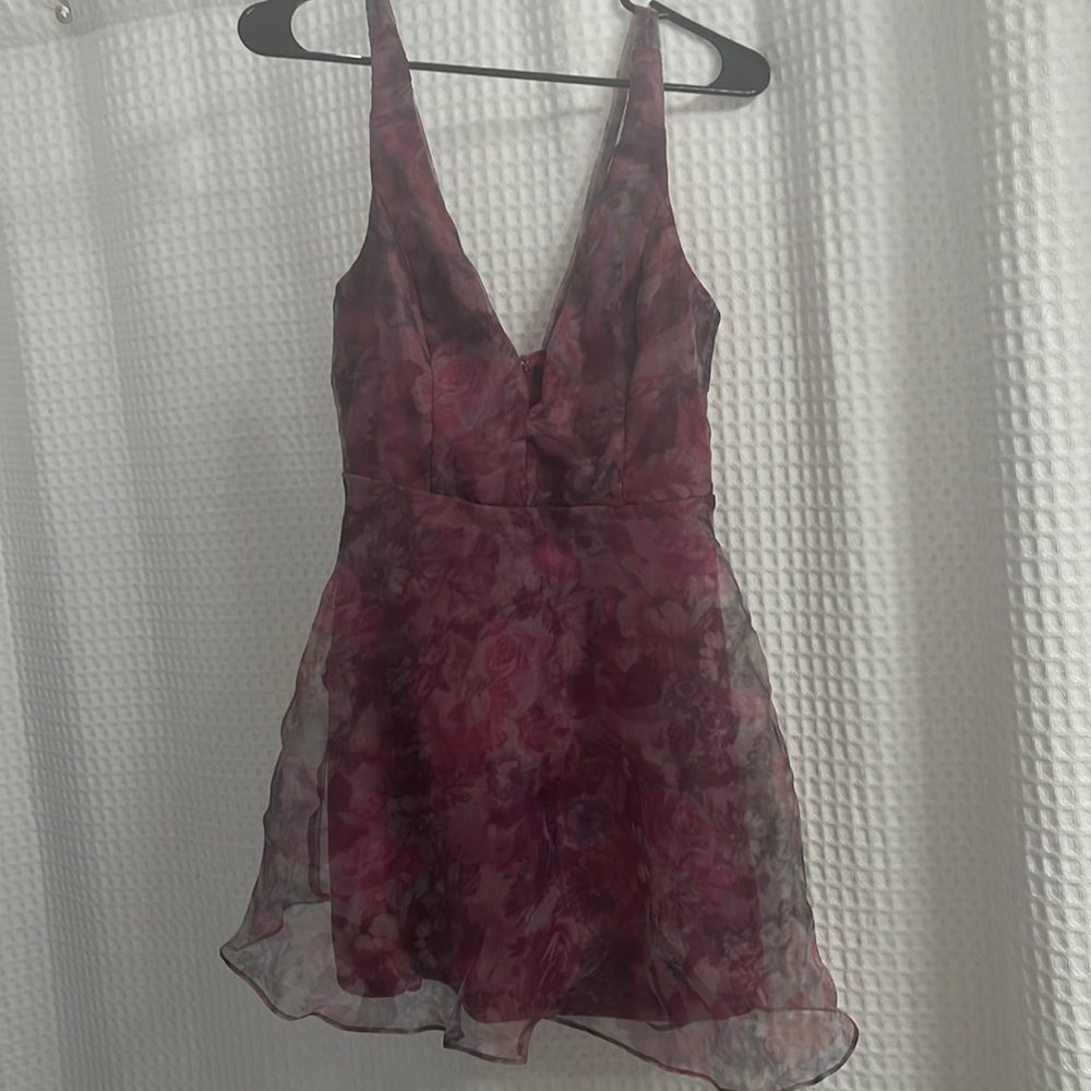 Lulus skater v-neck dress